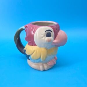 Disney Enchanted Tiki Room Rosita Ceramic Mug 20oz Sculpted Parrot Stoneware